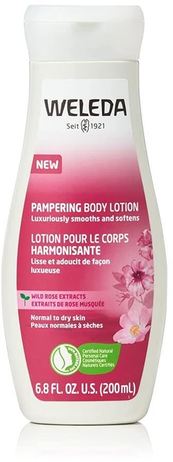 Weleda 팸퍼링 바디 로션 200ml 와일드 로즈 오일 호호바 오일 및 시어 버터 함유, 1 - 쿠팡
