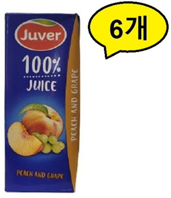 골든싸이]후버_복숭아&포도쥬스200ml30개, 6개, 200ml