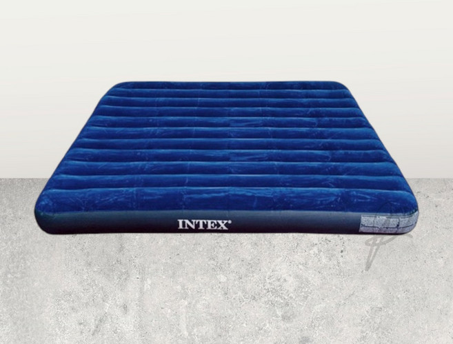 블루라운지 인텍스 정품 에어매트 킹사이즈 손쉬운설치, 네이비, 네이비계열