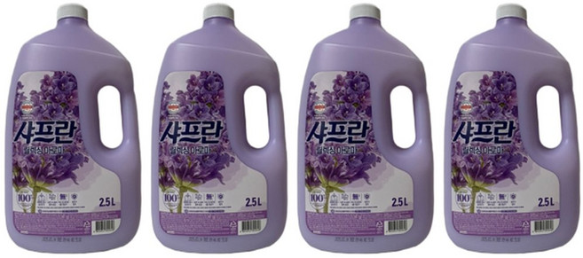 샤프란 섬유유연제 릴렉싱아로마 본품 2.5L 4개 1box/본품