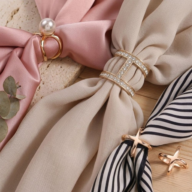 리브잇 스카프링 스카프 고리링 고리홀더 3종 세트