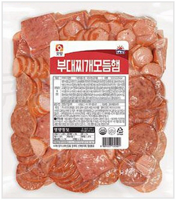 사조오양 부대찌개모듬햄 1kg / 냉동, 5개