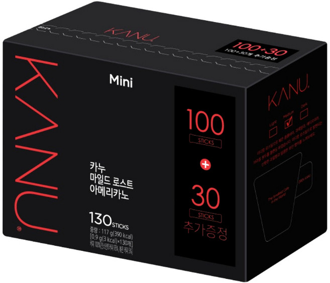 카누 마일드 로스트 130T (100+30), 900mg, 130개입, 1개