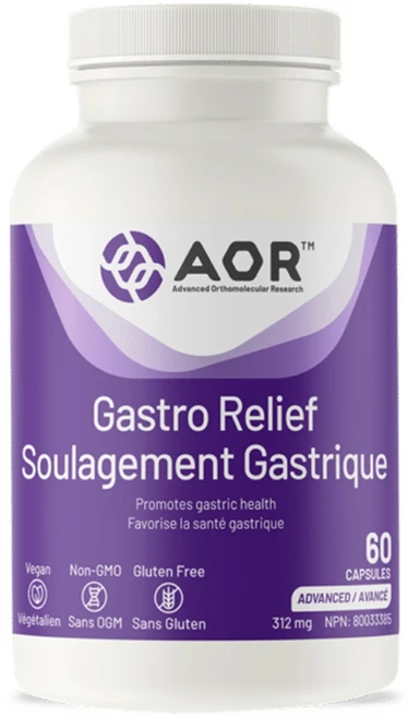 AOR Gastro Relief 60정, AOR 가스트로 릴리프 60정, 1개 - 쿠팡