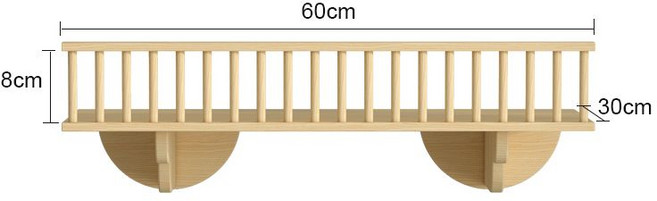 貓咪壁掛式層疊跳台組 貓抓板 貓跳台 貓窩, 1個, 走廊貓爬架