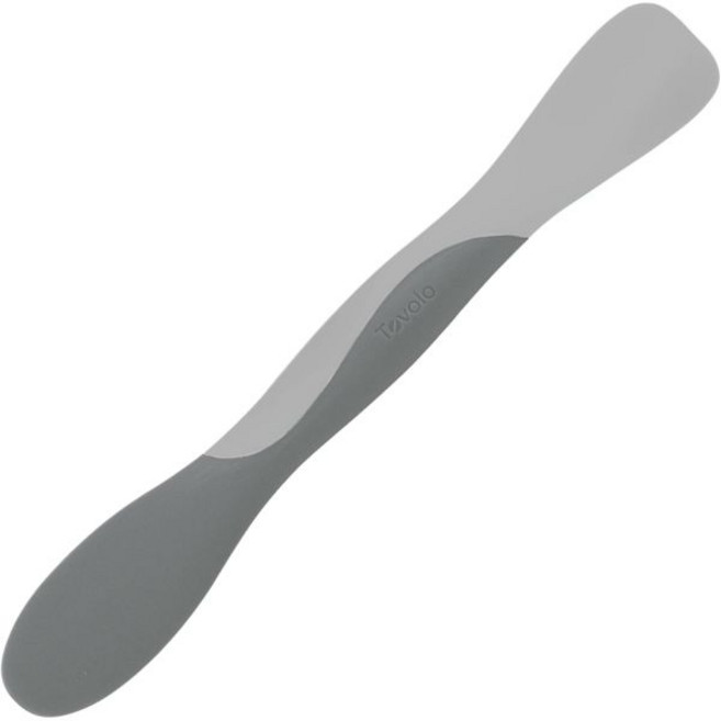 토볼로 미니 스쿱 및 스프레드 도구 주방 식사 준비 땅콩버터 젤리 실리콘 BPA 프리 식기세척기 안전 스프레드기 블루 헤이즈 오이스터 그레이용 작은 샌드위치 주걱, Oyster Gray