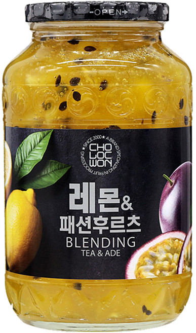 초록원 레몬 앤 패션후르츠 액상차, 1kg, 1개입, 1개