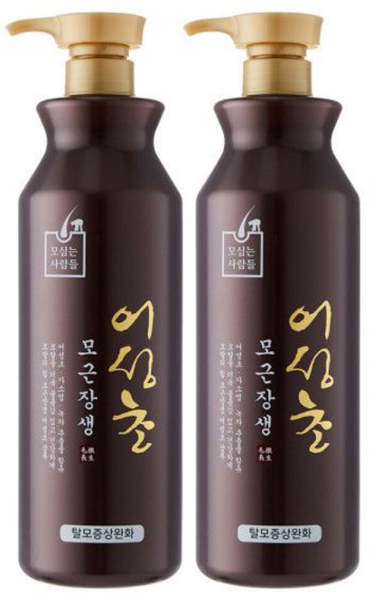 모근장생 어성초 샴푸 1000ml x 2개 탈모샴푸 두피
