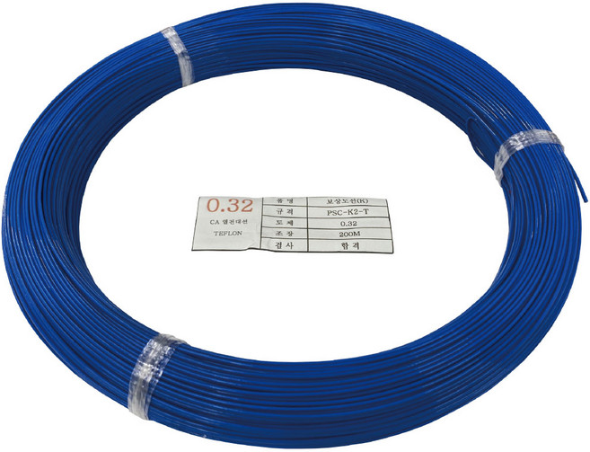 보상도선 온도 커팅판매 Teflon K타입 0.32SQ-5m단위, 1개