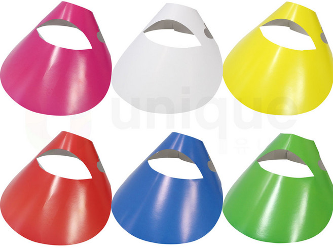 [CM] 종이 썬캡 행사 모자 남여 공용 일회용 자외선 차단 여름 선캡 머리고정끈 추가 가능