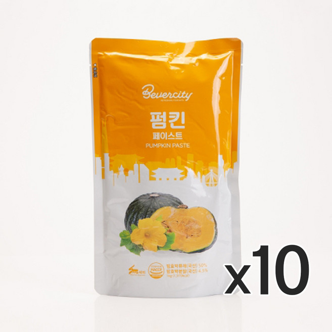 세미 단호박 라떼 펌킨 페이스트 1kg, 1개입, 10개