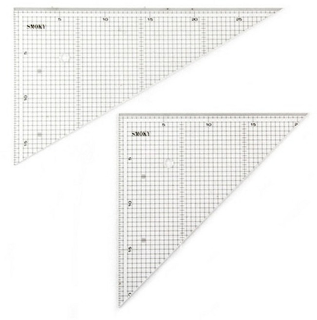 방안삼각자 30cmX2mm 2개1조 삼각자 세트 방안자