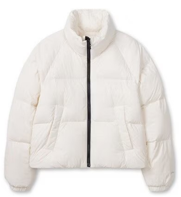 탑텐 밸런스 여성 여성패딩 여성숏패딩 숏패딩 겨울점퍼 무지 베이직 심플한 패딩 짧은패딩 프리미엄 오리털 덕다운 덕다운패딩 패딩점퍼 하이넥 숏다운 점퍼 MBE4JP2050(크림)