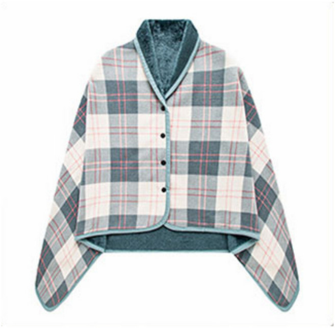 Dino 극세사 똑딱이 담요 무릎 캠핑 겨울 학생 사무실 똑딱이 망토 대형