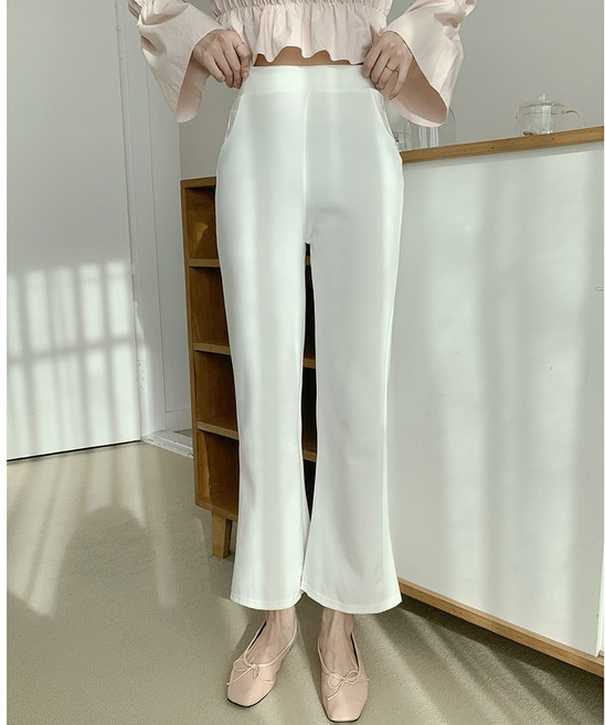 앤샵 매일입는 편안한 부츠컷 밴딩 스판슬랙스(3color)or)