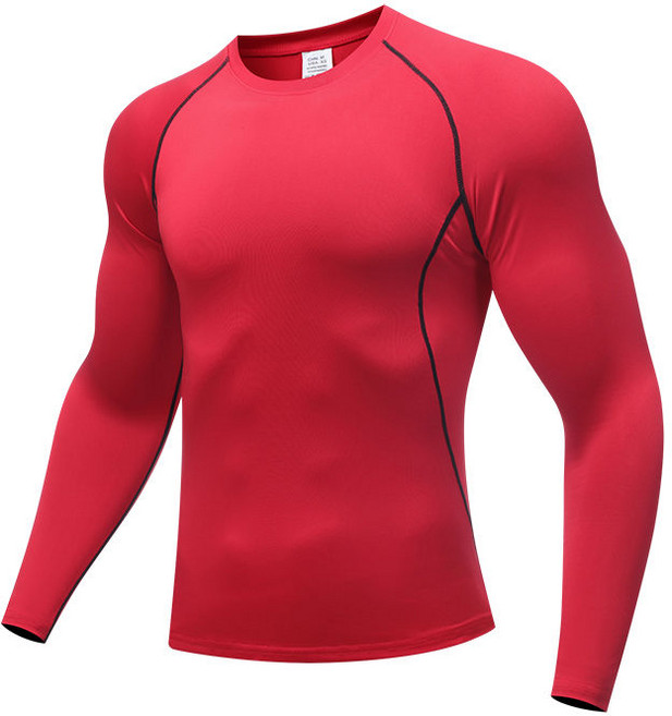 남성 봄 여름 기능성 쿨 긴팔 티셔츠 심플 스판 트레이닝 긴팔티 타이즈 러닝 이너티 속건성 래쉬가드 상의 YHY