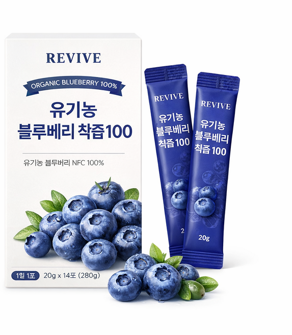 유기농블루베리착즙 안토시아닌 폴리페놀 블루베리즙, 280g, 1개
