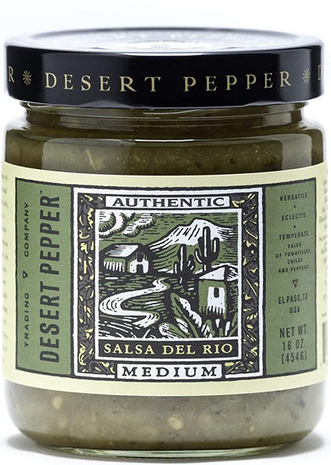 Desert Pepper Salsa Del Rio 미디엄 16온스 (6팩) 212170, Desert Pepper Salsa Del Rio, 미, 6개