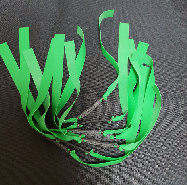 국내제작 독일그린밴드 새총고무줄 넓적밴드, 5. 0.65mm 250(길이) 20 12 otf, 1개