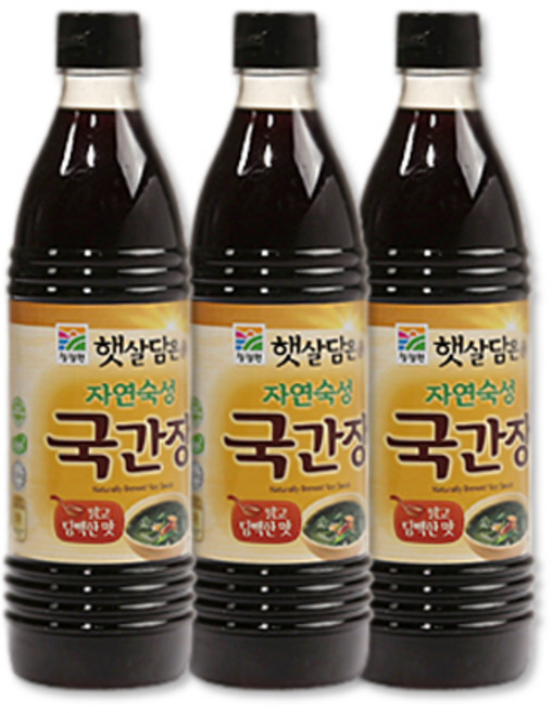 자연숙성국간장840ml/청정원-3개