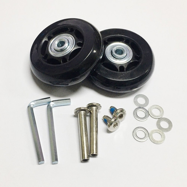 굿셀러스 60mm 캐리어 교체 바퀴 2p 셀프수리 우레탄 고무바퀴