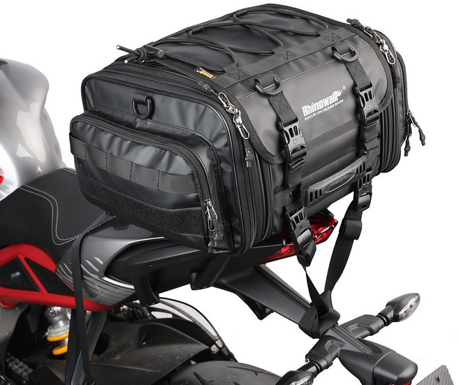 라이노워크 오토바이 리어백 26L 바이크 가방 시트백 테일백 MT4026, 블랙
