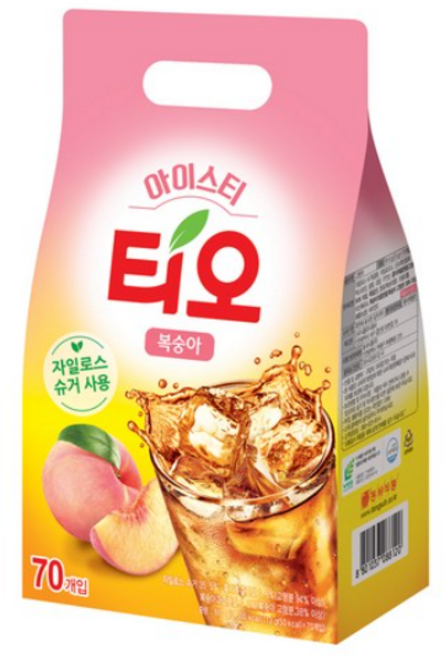 동서티오 아이스티 복숭아맛, 13g, 70개입, 1개