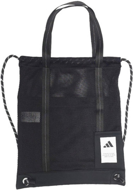 아디다스 블랙 에코백 머스트해브 시즈널 메쉬 만능백 JF0745, FREE, 1개