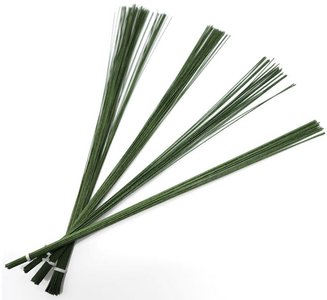 지철사 꽃철사 녹색 18호 20호 23호 27호 소량판매, 27호 - 100개