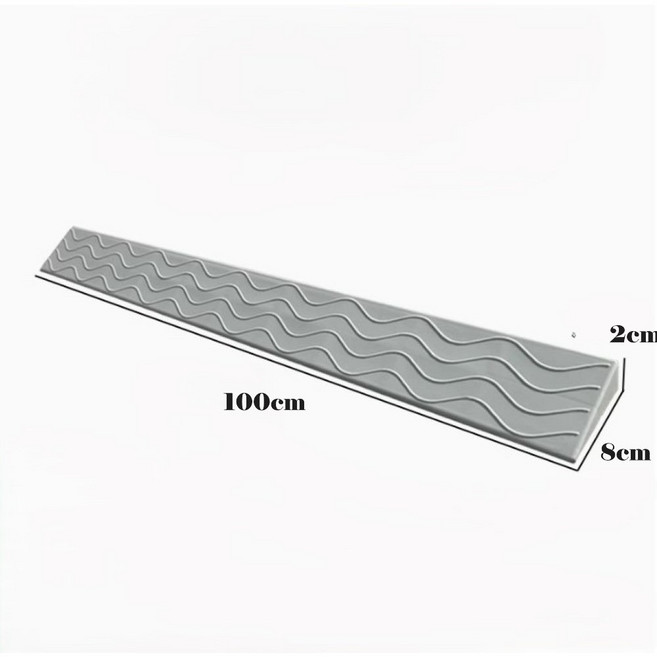 베스티스트 로봇 청소기 경사로 방문턱 안전 받침대, 그레이, 3개