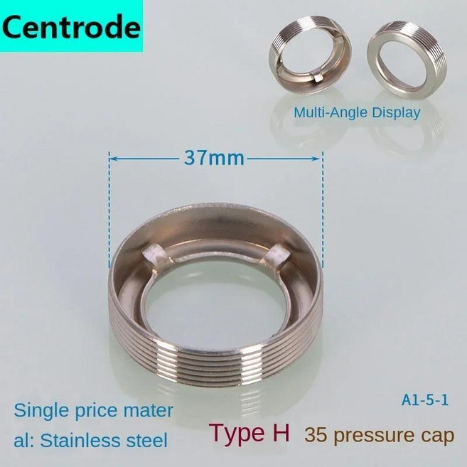 주방 세면대 수도꼭지 피팅 샤워 고정 캡 구리 커버 볼 설치 및 유지 보수 35/40 스풀 글 랜드, 1개