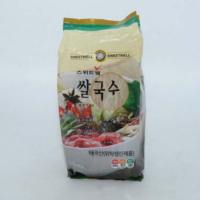 스위트웰 쌀국수 1mm, 250g, 1개