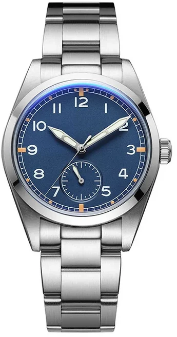 ADDIESDIVE 36mm 남성호환 쿼츠 시계 100m 방수 버블 유리 슈퍼 루미 너스 스테인레스 캐주얼 손목 선물