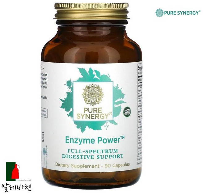 [정품보장]퓨어시너지 엔자임파워 효소 90정 X 1병 소화, 1개