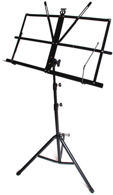 쓰리피 악보대 기타 바이올린 현악기 휴대용보면대 (가방포함), 1개