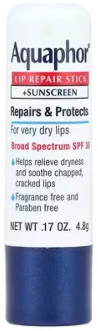 아쿠아퍼 입술 자외선 차단제 립밤 SPF 30 무향, 4.8g - 쿠팡