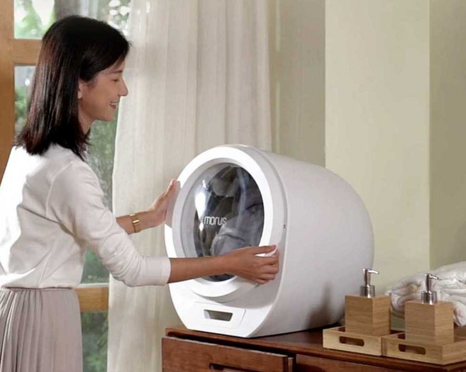 Morus C1 건조기 가정용 소형 저소음 속옷 속건성 미니 의류 건조기 기숙사 저소음, (C1 SE)스타라이트 화이트