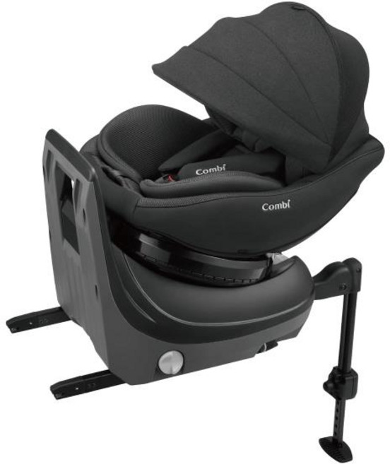 COMBI 콤비 ISOFIX 고정 신생아 대응 회전식 차일드 시트, 02 블랙