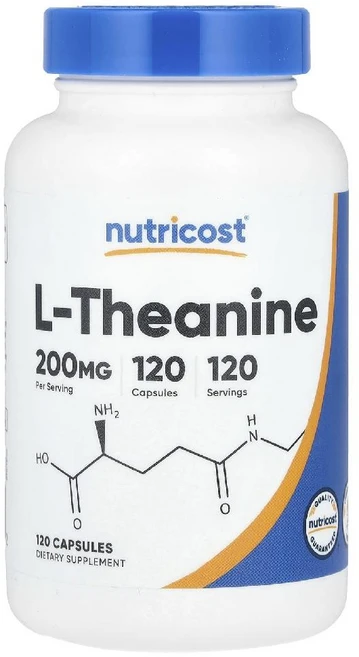 뉴트리코스트 L-테아닌 200mg 캡슐, 120정, 1개 - 쿠팡