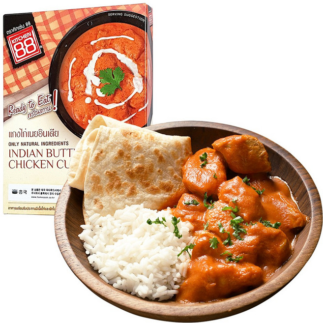 홈쿡 인디안 버터 치킨 마크니 커리 3분카레 1인분, 180g, 1개