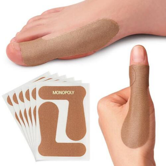 엄지 손가락 발가락 보호대 2P 밴드 헬스 골프 임산부, 1개