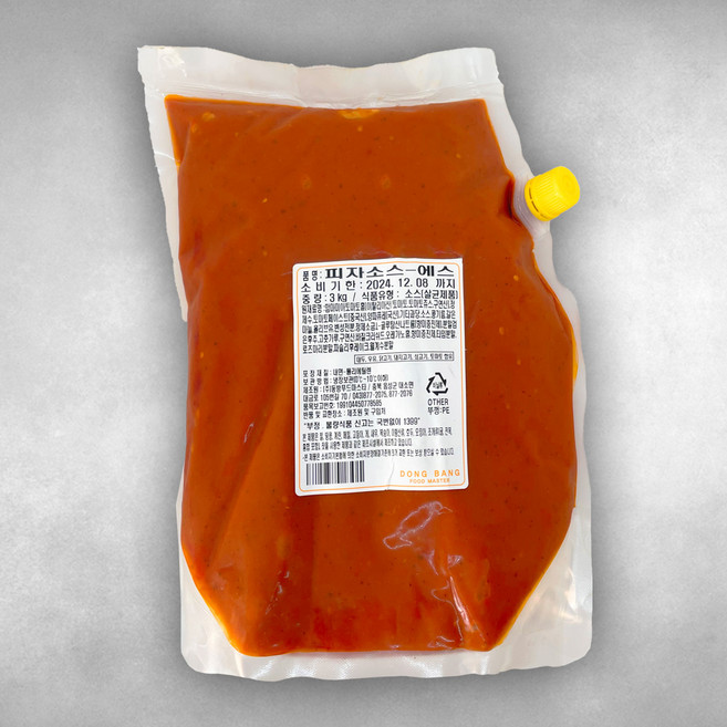 동방 피자소스 에스 3kg 냉장 피자만들기 업소용 대용량, 1개