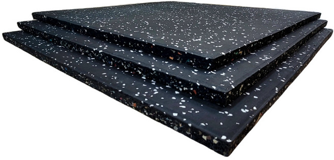 희우스포츠 방음방진 홈짐 층간소음 런닝머신 매트 50cm*50cm, 20mm 사각매트(코팅) 4pc