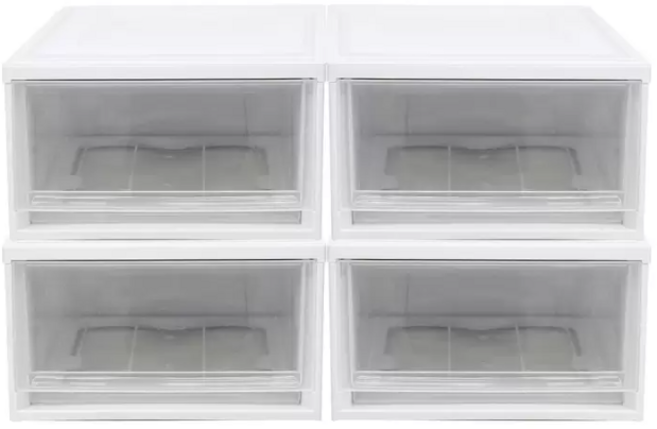 아이리스 서랍형 수납함 40L 4개 (개별 발송) 소품, 색상