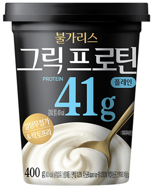 불가리스 락토프리 그릭 프로틴, 2개, 400g