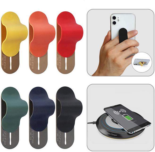 모모스틱 MATT 스마트링 휴대폰 거치대, Black, 1개