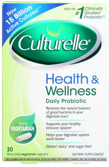 컬처렐 헬스 & 웰니스 데일리 프로바이오틱 유산균 베지테리안 캡슐, 30정, 1개