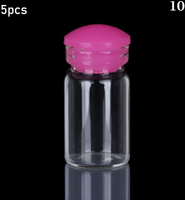 미니 위싱 보틀 빈 보관 유리병 투명 유리 샘플 항아리 DIY 펜던트 코르크 마개 홈 데코 5, 18x10mmStyle 10, 1개