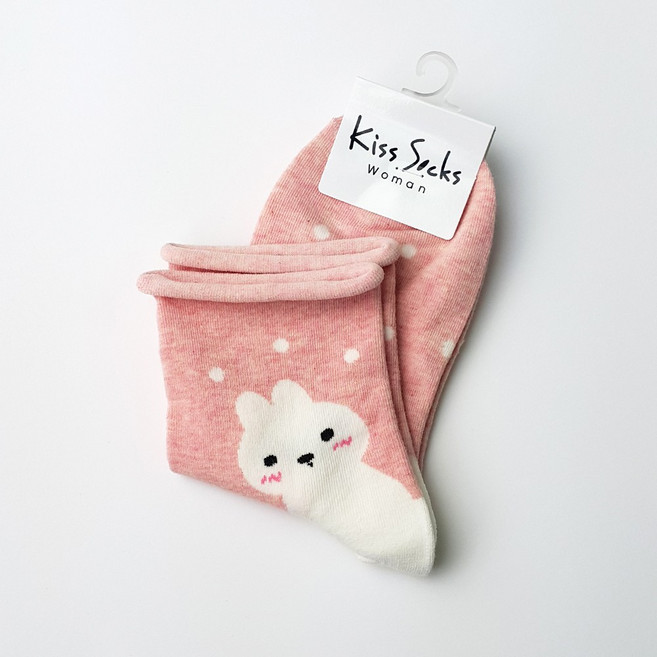 구름공장 냥깽곰이(돌돌이) 패션양말 세트