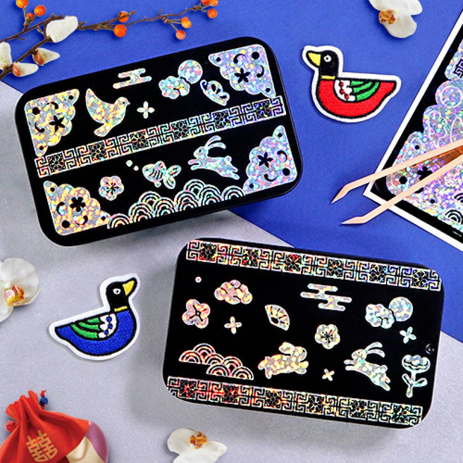 [하하당] 전통 사각 자개함